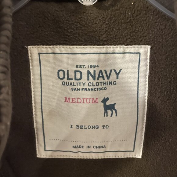 Girls Old Navy Puffer Vest Dark Brown Size Medium 8 EUC Lined Super Cute - Picture 4 of 4